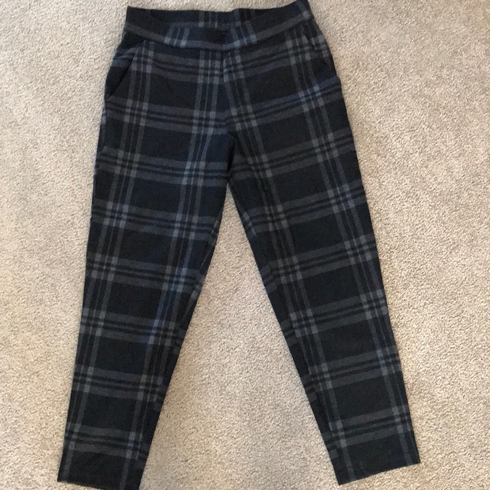 Hue plaid treggings